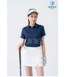 Áo thể thao nữ AC-3846 navy phối xanh ngọc